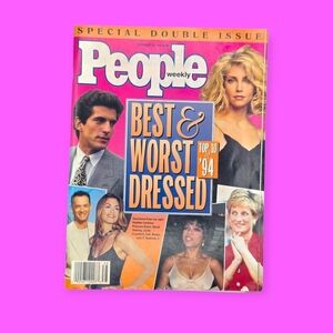 Vintage People Weekly Magazine Best & Worst Dressed 1994 Special Double Issue